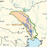 中川・綾瀬川流域図