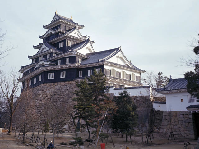 岡山城の画像