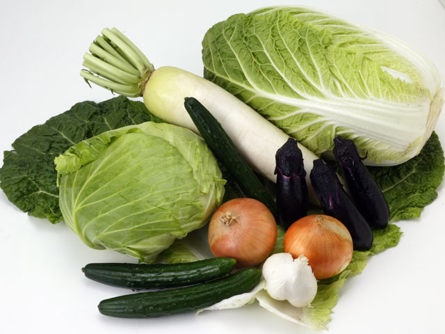 淡色野菜の画像