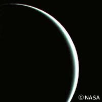 ボイジャー2号が撮影した天王星