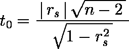 スピアマンの順位相関係数の有意性検定