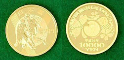 2002FIFAワールドカップ™記念10,000円金貨幣