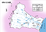 名取川流域図