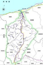 姫川流域図