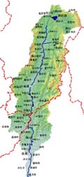 天竜川流域図