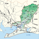 豊川流域図