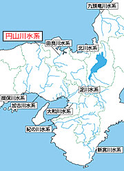 円山川流域図