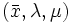 (\bar{x},\lambda,\mu)