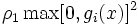 \rho_1\max[0, g_i(x)]^2\,