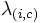 \lambda_{(i, c)}\, 