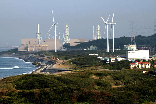 風力発電の画像