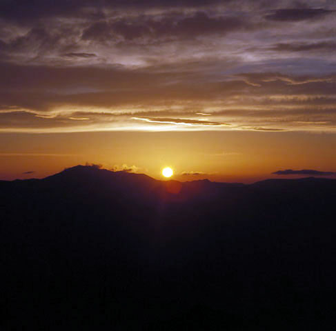 夕日／夕陽の画像