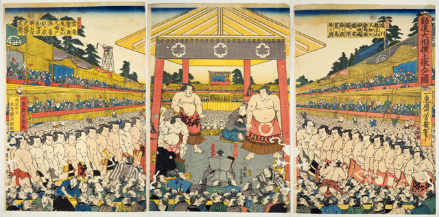 相撲絵の画像