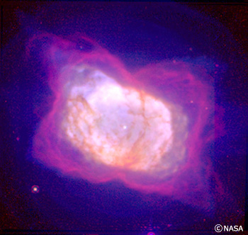 ハッブル宇宙望遠鏡が1998年3月にとらえたNGC7027
