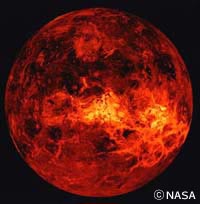 探査機マゼランが撮影した金星