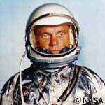 フレンドシップ7で地球軌道飛行に成功したジョン・グレン飛行士