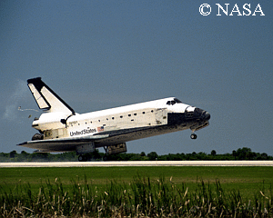 STS-90の着陸