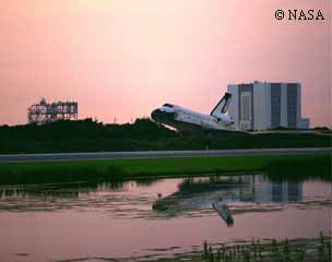 STS-94の着陸