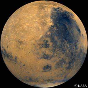 かつては水が存在していたと考えられる火星