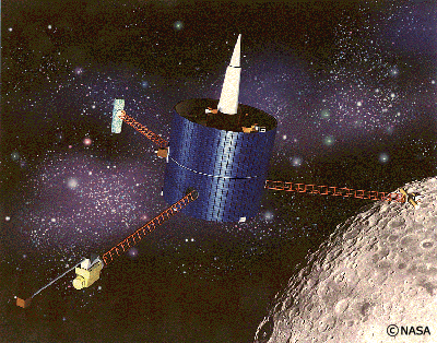 月探査機「ルナプロスペクター」の想像図