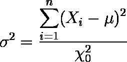 母分散の信頼区間